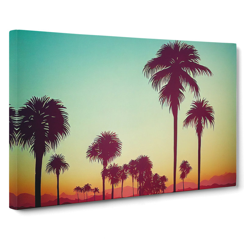 Tantalising Palm Trees - Wrapped Canvas, 35cm H x 50cm W x 3cm D