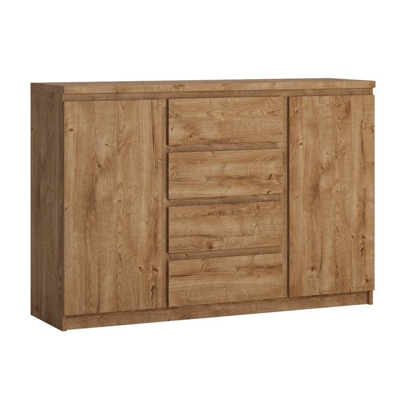 Canizales 135.4cm W 4 - Drawer Chest of Drawers, Oak
