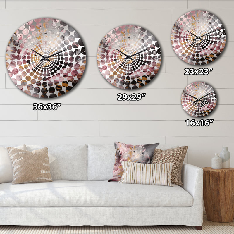 Makinnah - Ferns Wall Clock, Medium