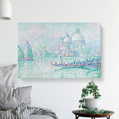 La Salute Venice by Paul Signac - Wrapped Canvas Painting
