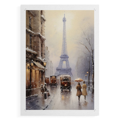 Art des Fêtes de Noël - impression sur toile seulement - non encadrée