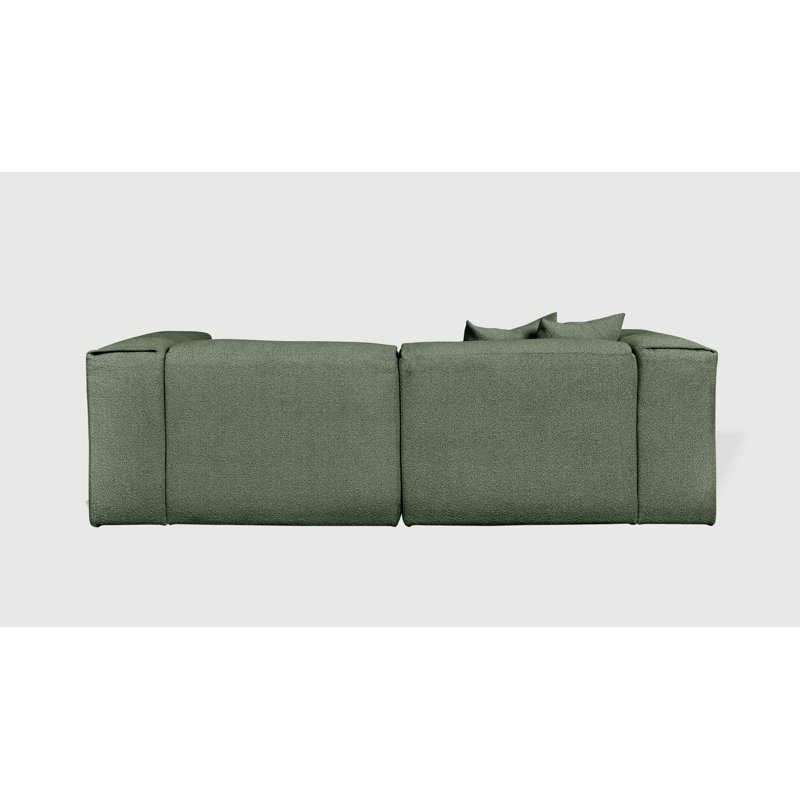 Nest Modular 2-PC Sofa, 28.5" H x 96" W x 41" D, 2, Pine