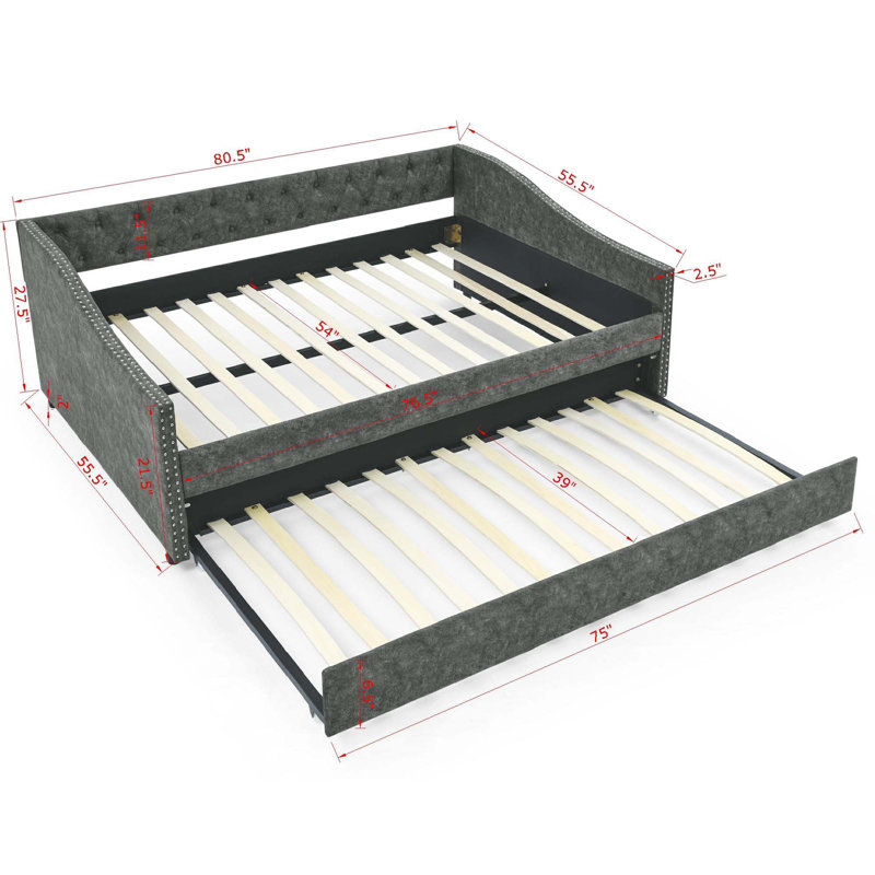 Cherel Daybed, Full, Beige Incorrect