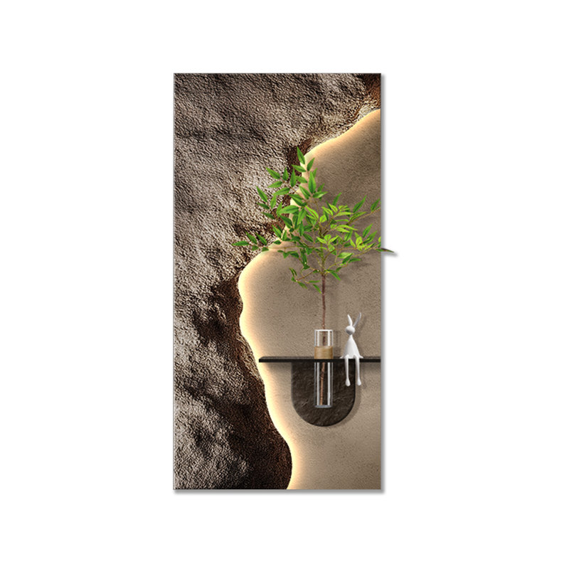 Image murale rectangulaire en grès, H 47,24 po x l 23,62 po