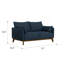 Causeuse bleue