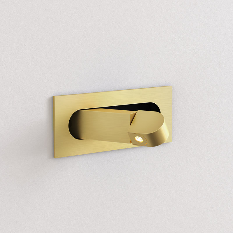 Digit 1 - Light LED Spotlight, Matt Gold