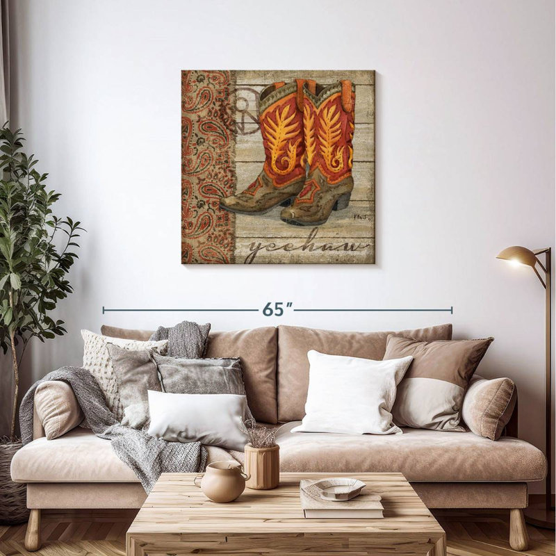 Bottes Wild West I, H 36 po x l 36 po