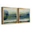 Glistening Meadow Détail I - Ensemble de 2 peintures sur toile encadrées-1125316677-1125316666