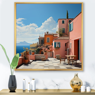 Italie, tons terre cuite, Fontanas IV - impression