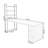 Walnut Rectangular Solid Wood Executive desk with drawers desk-208868856-208868860