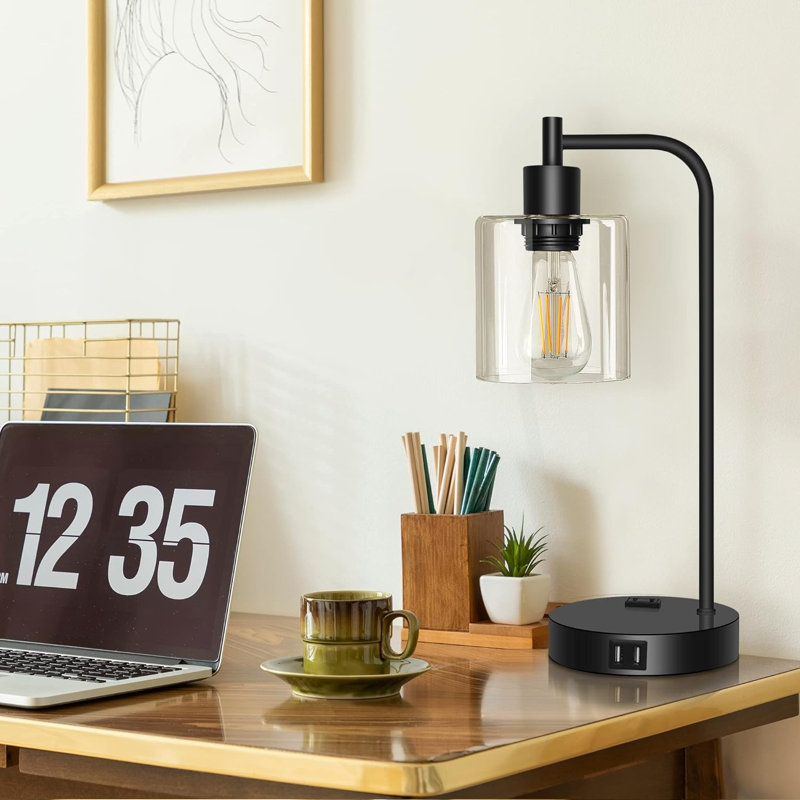 Lampe arquée en métal Kameren USB