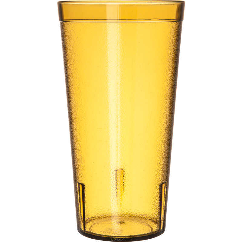 Gobelet en plastique San, 72, Ambre, Verre à vin sans pied