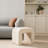 20.8" Wide Upholstered Pouf Ottoman