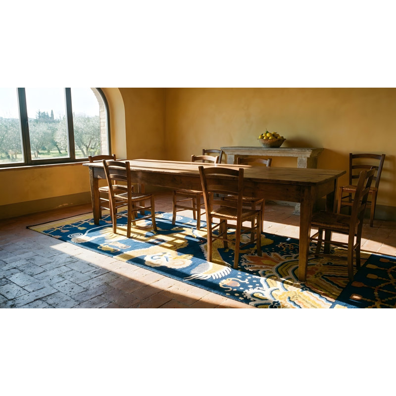 Antique Chinese - Pillar Carpet Knotted Rug
