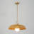 18'' 1-Light Hand-Woven Rattan Dome Pendant for Kitchen Island