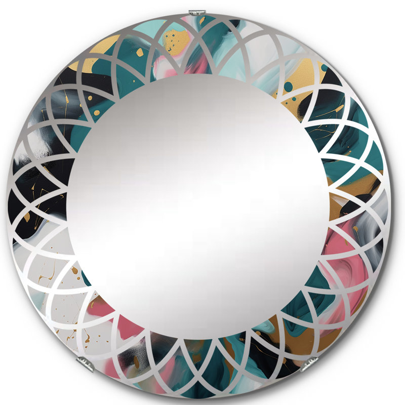 Miroir mural Wahnetta, 24 po x 24 po