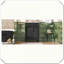 Meuble-lavabo simple avec lavabo intégré en céramique 2 portes-587052917