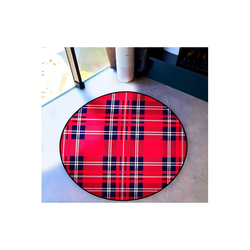 Tapis rond lavable à la machine, Rond 3 pi 3 po 