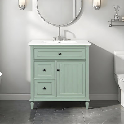 30" Bathroom Vanity With Sink