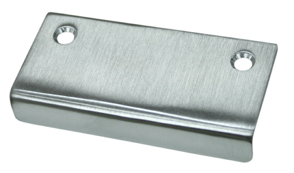 Finger Cabinet Pull, Brushed Nickel