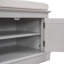 Banc de rangement avec 4 portes et tablettes réglables, banc à chaussures avec coussin amovible pour le salon, vestibule-351632604
