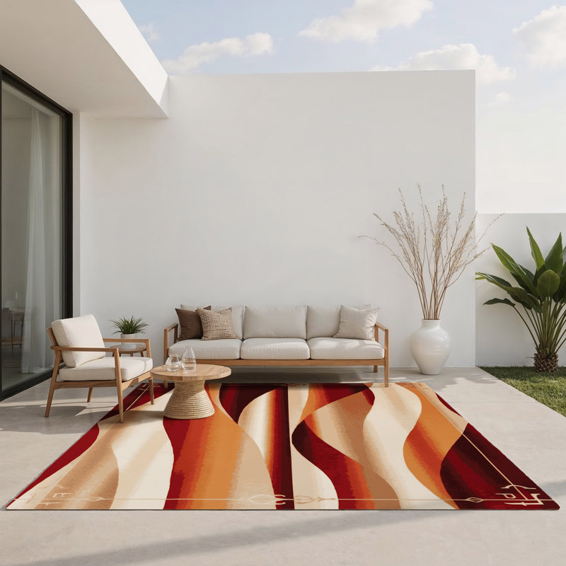 Vast Cascade Indoor And Outdoor Area Rug, Rectangle 2' x 3'