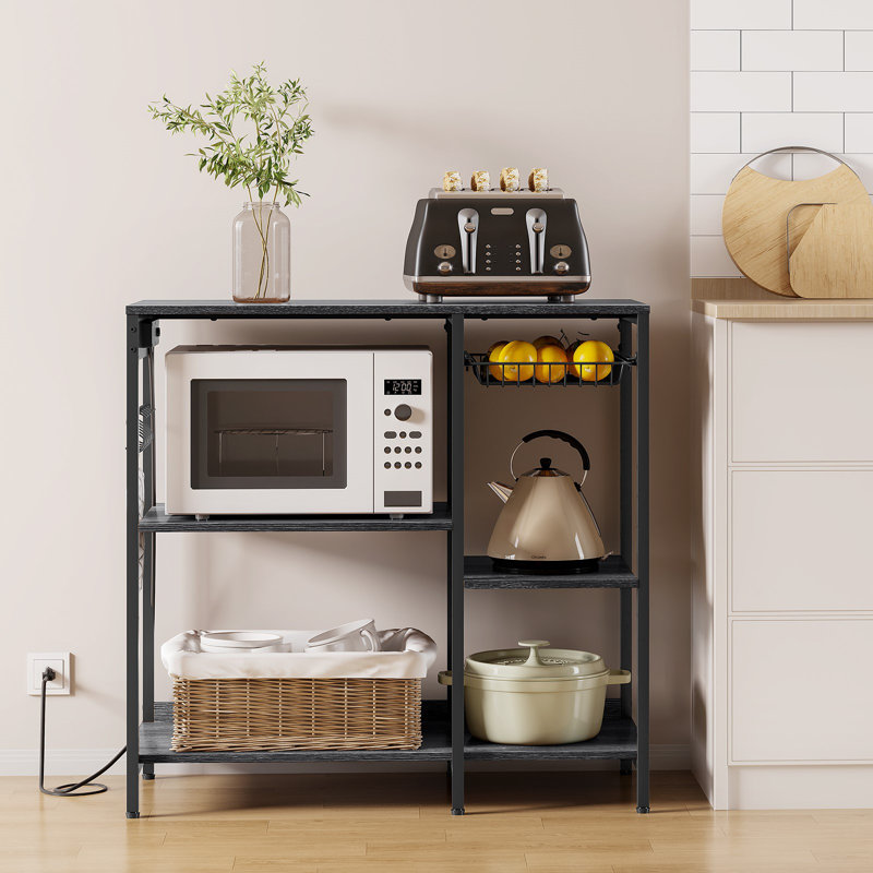 Chariot de cuisine Milburn, Gris anthracite