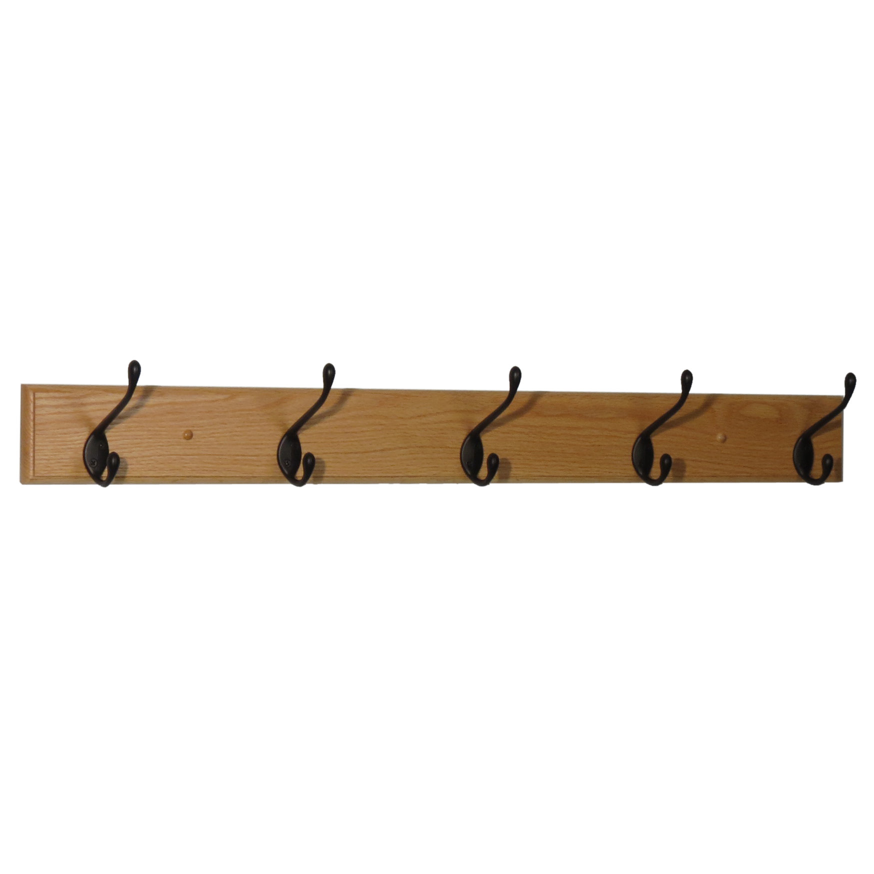 Charlton Home® Kyzer Solid Wood Wall 5 Hook Wall Mounted Coat Rack