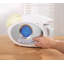 Atomic Alarm Tabletop Clock in White
