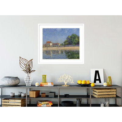 Bords Du Loing Saint-Mammes by Alfred Sisley -Framed Giclee Print