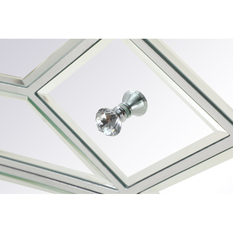 Bashaw Accent Cabinet, Silver