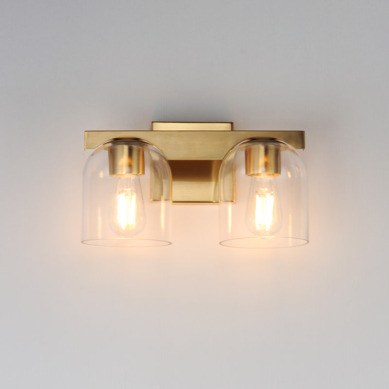 Scoop-Bath Vanity, Natural Aged Brass