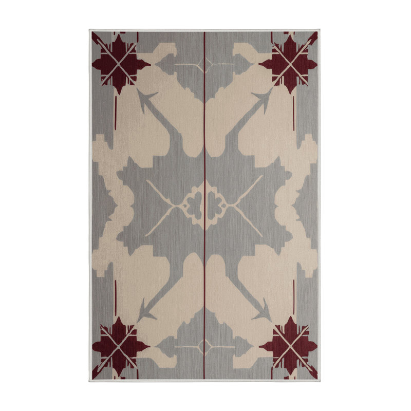 Grid Reverie Rug, Rectangle 4' x 6'