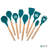 Elyon Tableware 9-Piece Colored Silicone Kitchen Utensil Set-100760424