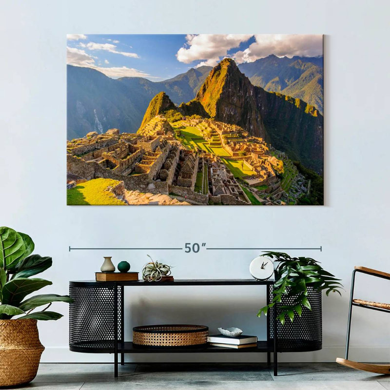 Lilie ensoleillée Machu Picchu, H 34 po x l 51 po