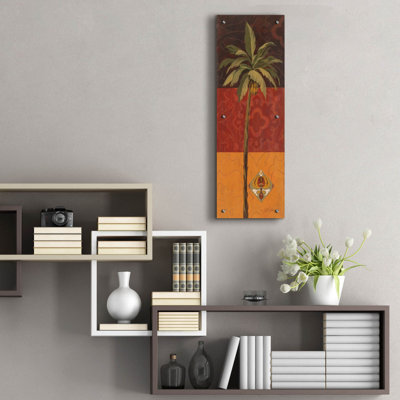 «Motif Moroccan Palm 2» par Silvia Vassileva, art mural en verre acrylique