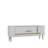 Catena Modern White and Gold TV Stand, 47.2 x 19.0 x 10.4 inches | 100% Melamine Coated Particle Board | Wall-Mountable Design, 34.1-inch Shelf | Stylish Glam Home Furniture for Living Room & Entertainment Areas-108199831