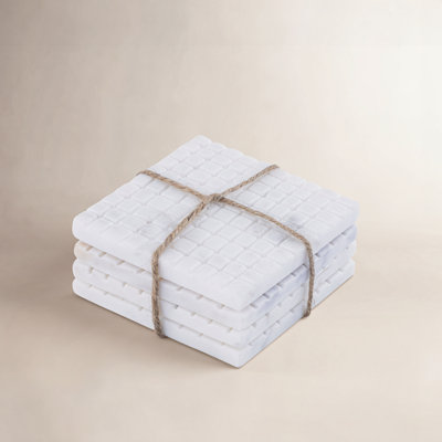 Marble Square Piece Coaster