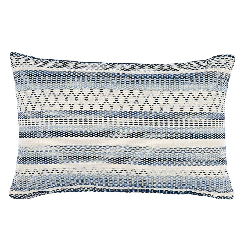Fremont I/O Pillow, Blue, 14" x 20"