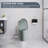 Liberty Compact Toilets One-Piece Toilet With High-Efficiency Flush Round Toilet For Space-Saving Floor Mounted-122589187