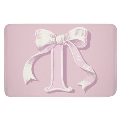 Tapis rose pour salle de bain