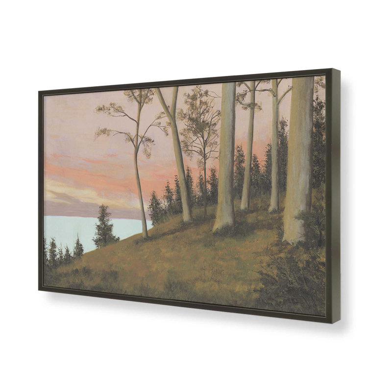 "Télécommande Lakeshore I" par Michael Willett, reproduction d'art, H 24 po x l 32 po, Black
