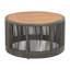 Table basse pour l'extérieur en corde de rotin et bois d'acacia-765625081