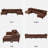 135.8" Wide Left Hand Facing Sofa & Chaise With Ottoman-1009422172