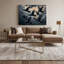 Birds American Crow, art mural sur toile grise-406237441