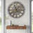 Wall Clock 24" Round Oversized for Living Room decor with Real Moving Gears America Collection-73808852