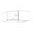 Extension for Corner Wardrobe with 1 Door, Engineered Wood,  89.5cm W x 38.1cm H x 89.4cm D-1235841623