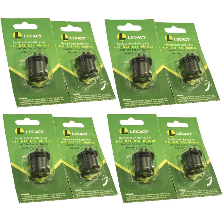 Pet-Fence Dog Collar Batteries Compatible with Invisible Fence Batteries  R21 R