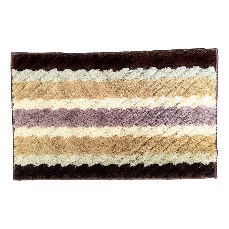 Bath Rug, Brown/Purple