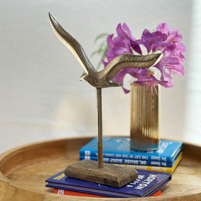 Flying Bird Figurine, 9.5 Inches
